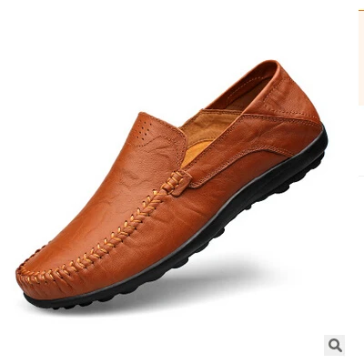GOGORUNS Мужская натуральная кожа обувь для бега для мужчин дышащая Ультралегкая обувь для мужчин уход за кожей лица Маска Спорт Бег вождения обувь кроссовки для мужчин - Цвет: flat shoes 428k c
