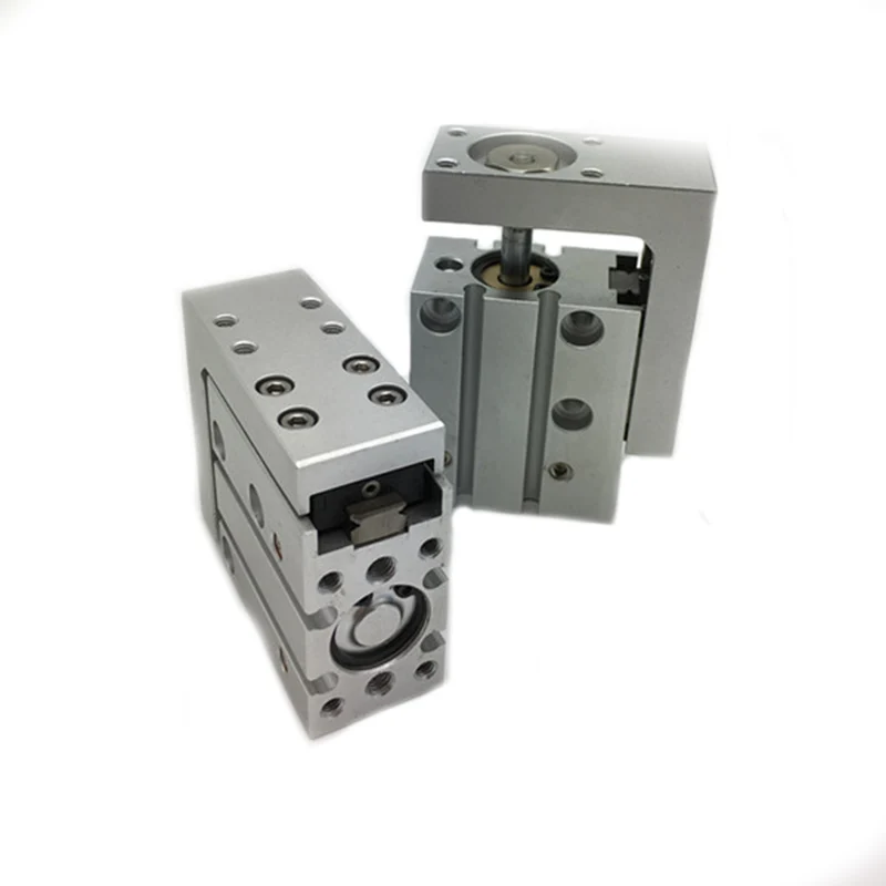 New 1PC SMC Type MXH16 30 Compact Pneumatic Slide Cylinder Bore Size