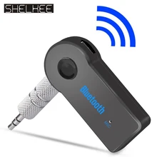SHELKEE беспроводной Bluetooth приемник передатчик адаптер 3,5 мм разъем для автомобиля Музыка Аудио Aux для наушников ресивер громкой связи