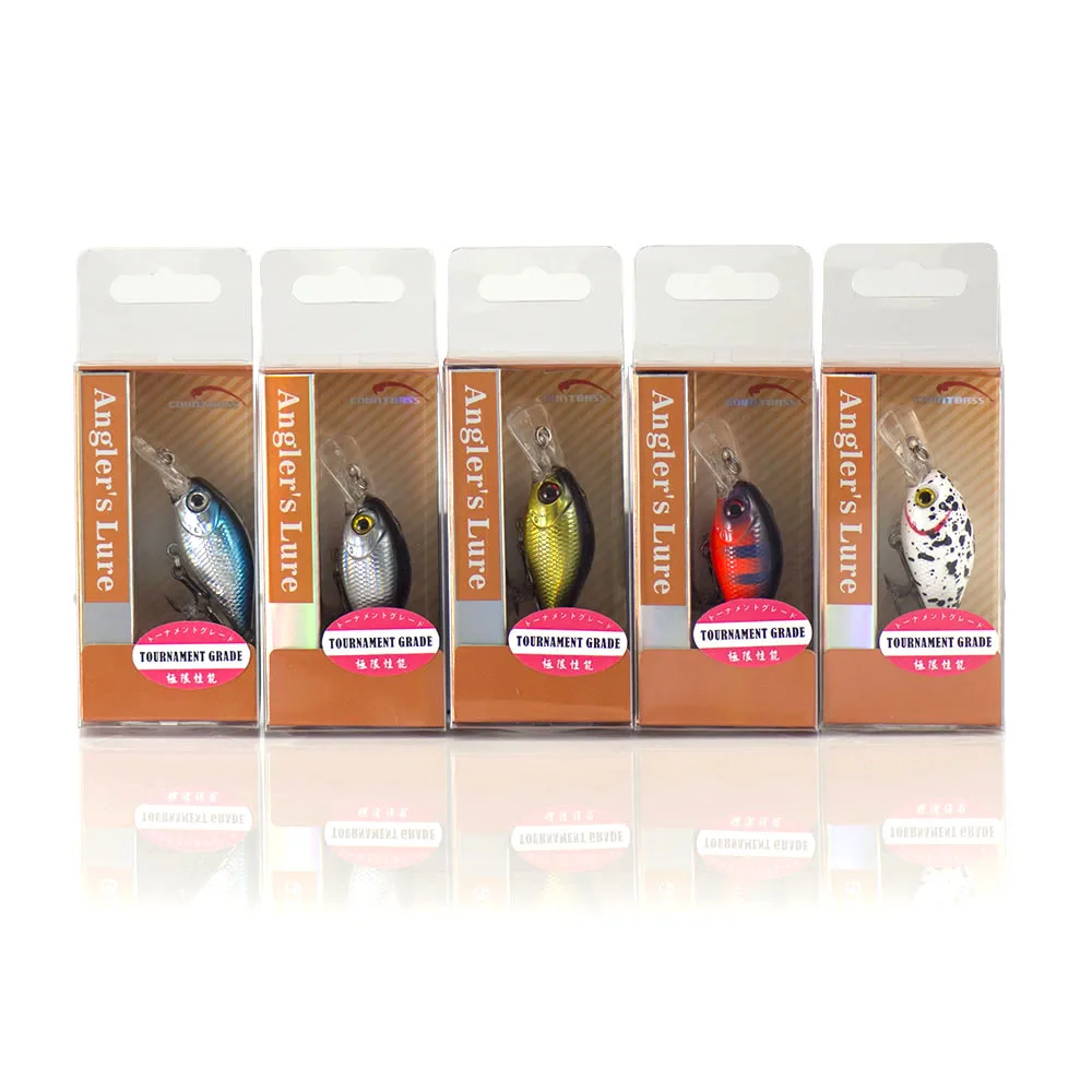 37mm 4.5g Crank Bait Plastic Hard Lures Fishing Baits, Crankbait, Wobblers, Plug, Freshwater Chatterbait-4