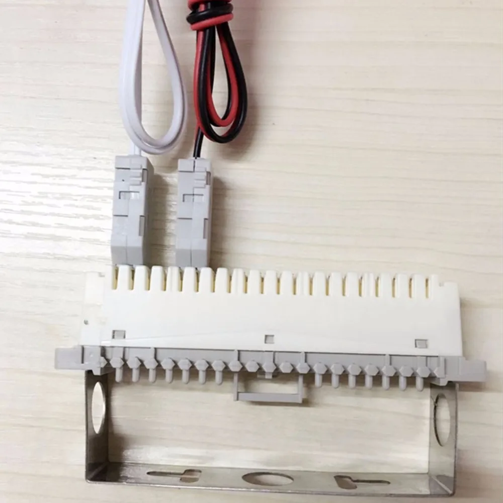 110 тестовая головка на зажим типа крокодил RJ11 голосовые Тестовые провода MDF часы кабель тест для телефона 110 Krone голосовой телекоммуникационный модуль панель