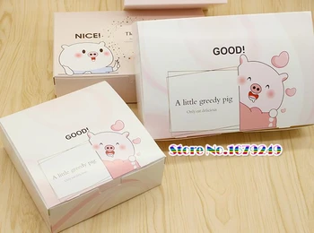 

14 *14*5cm Pig pattern Mooncake box, Cheese biscuit box, Chocolate candy Mooncake boxes.100pcs/lot