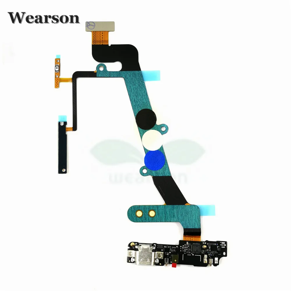 For Letv X900+ USB Port Charging Board Flex Cable With Microphone Power Button Free Shipping With Tracking Number (1)