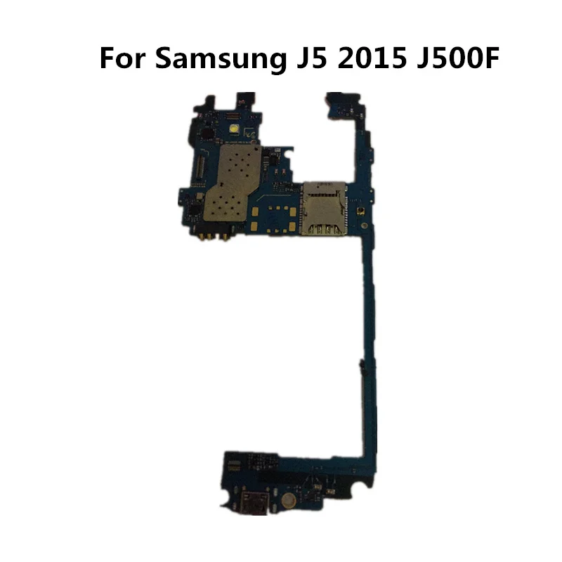 Полный рабочий используется оригинальная плата для Samsung Galaxy J5 J500F одной сим карты материнская плата логика материнская плата пластины