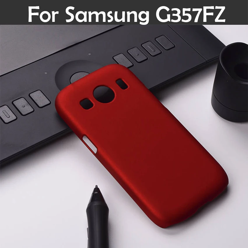 For Samsung Galaxy Ace 4 Ace4 G357Fz G357 Frosted Back Cover Hood Hybrid Case Colorful Oil-coated Rubber Matte Hard |