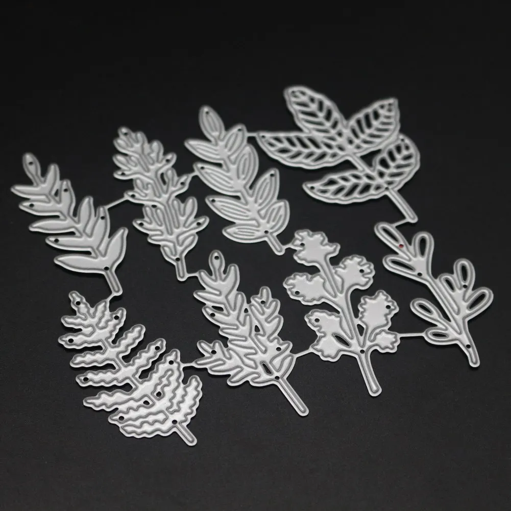 

Leaves Metal Cutting Dies Stencils for Fustelle Metalliche Per Scrapbooking Card Decor DIY Craft Aper Cards Making Arrivage New