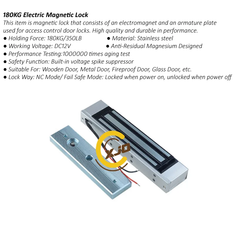 XJQ биометрическая система контроля допуска к двери с электронным магнитным болтом замок RFID Пароль безопасности дверной замок комплект