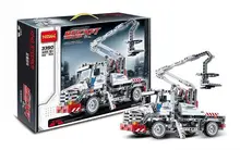 592PCS Decool technic lepin technic Rescue Cars Building Block Sets Toys lepin Compatible original blocks technic 3350