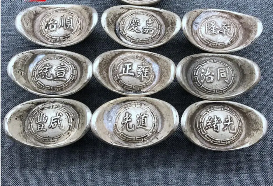 YM 407 Antique copper ingot ten of the Qing Dynasty emperor of Qing