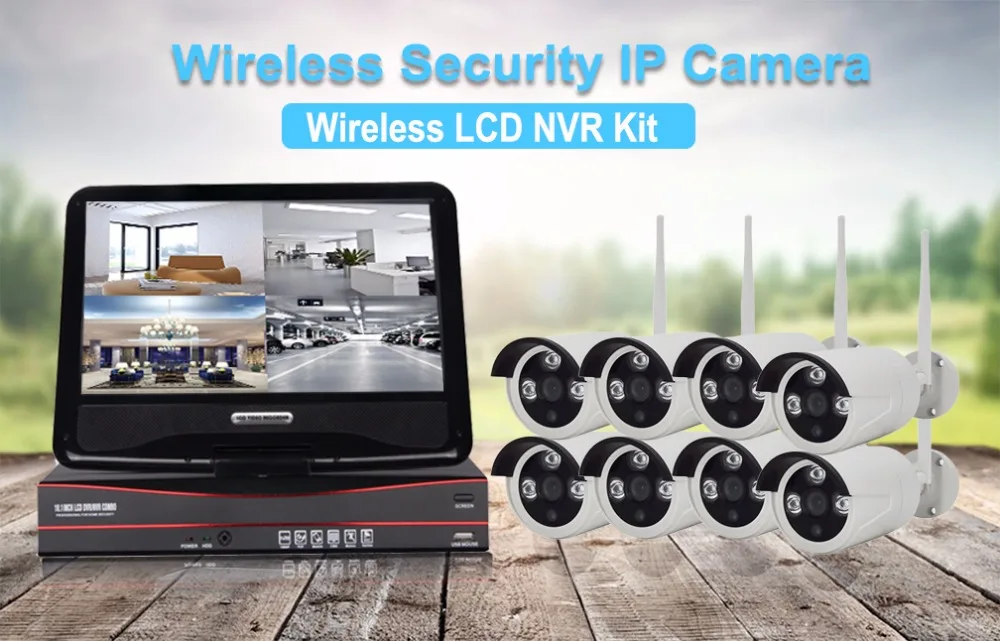 IMPORX 8CH 960 P комплект видеонаблюдения камера видеонаблюдение наружная камера видеонаблюдения Система безопасности комплект системы