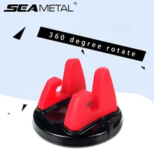 Вращающийся Автомобильный держатель для телефона 360 градусов вращающийся для мобильных зажимы для телефона противоскользящее крепление GPS на приборной панели навигатор телефон держатель фильма