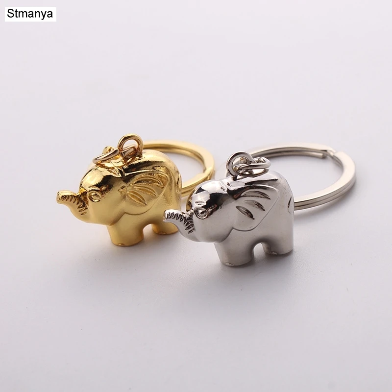 

Elephant Keychain-lovely shape key chain metal key Chain creative personality horseshoe ring pendant key ring Wholsale #17106