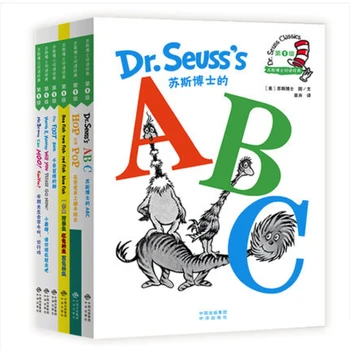 

Dr. Seuss's Beginner Book Collection (6Pcs/Set) Bilingual Picture Books English and Chinese Classics Books Hardcover