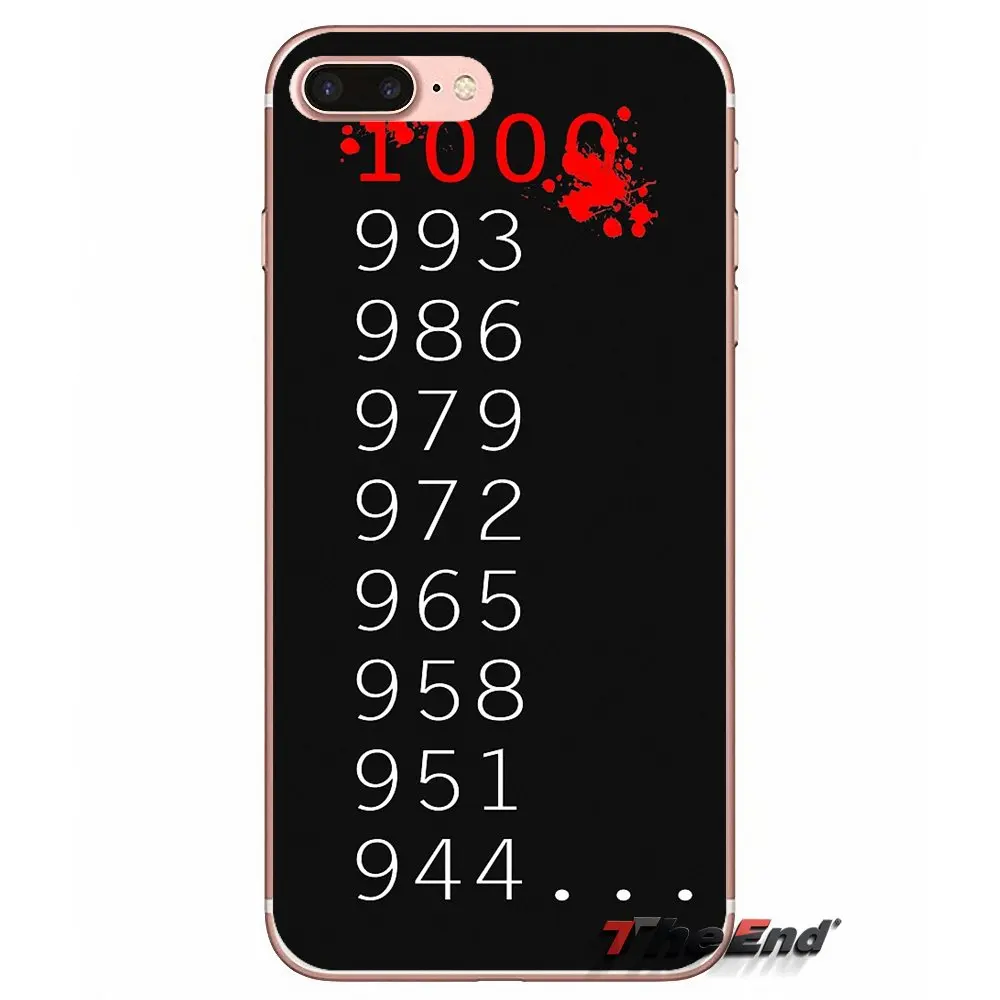 What's 1000 Minus 7 tokyo ghoul чехол для iPhone X 4 4S 5 5S 5C SE 6 6S 8 Plus Samsung Galaxy J1 J3 J5 J7 A3 A5 2016 2017|case for