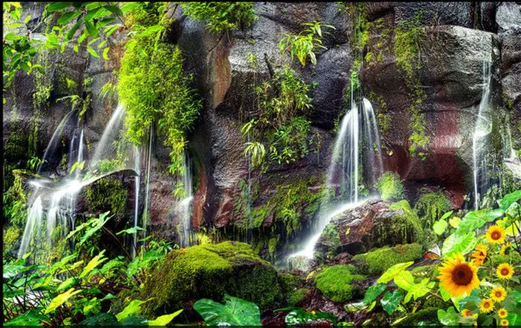 Unduh 520 Background Air Terjun Hijau Gratis