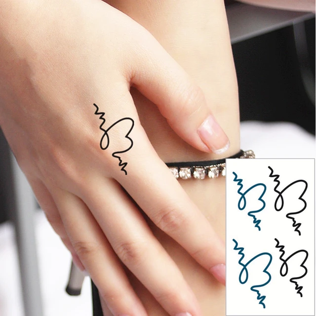 shnapign messy heart flash tattoo hand sticker 10 5 6cm shnapign messy heart flash tattoo hand sticker 10 5 6cm