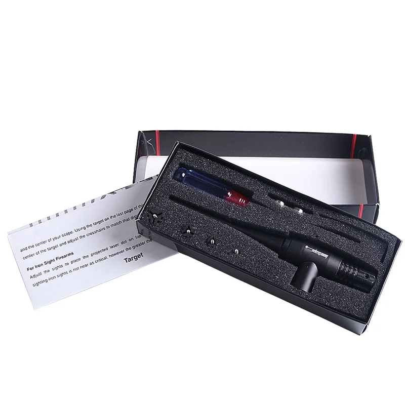 Red Dot laser Boresighter 0.22 - 0.50 Five Caliber Rifle Bore Sighter for Tactical Airsoft Hunting (2)