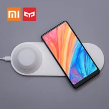 Original Xiaomi Mijia Yeelight Wireless Fast Charger Phone Quick Charge Magnetic Attraction LED Night Light for Iphone X Samsung