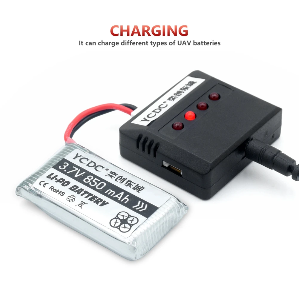 Новый 4 шт./лот 3 7 V 380 1200mAh 25C Lipo аккумулятор H107 H107C Syma Cx 30 + X4 зарядное устройство для