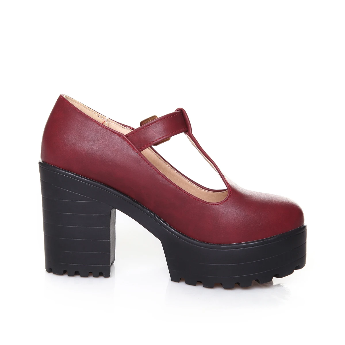 NEMAONE New fashion women shoes thick high heels platform shoes woman shoes spring autumn women pumps T-strap ladies shoes NEMAONE New fashion women shoes thick high heels platform shoes woman shoes spring autumn women pumps T-strap ladies shoes