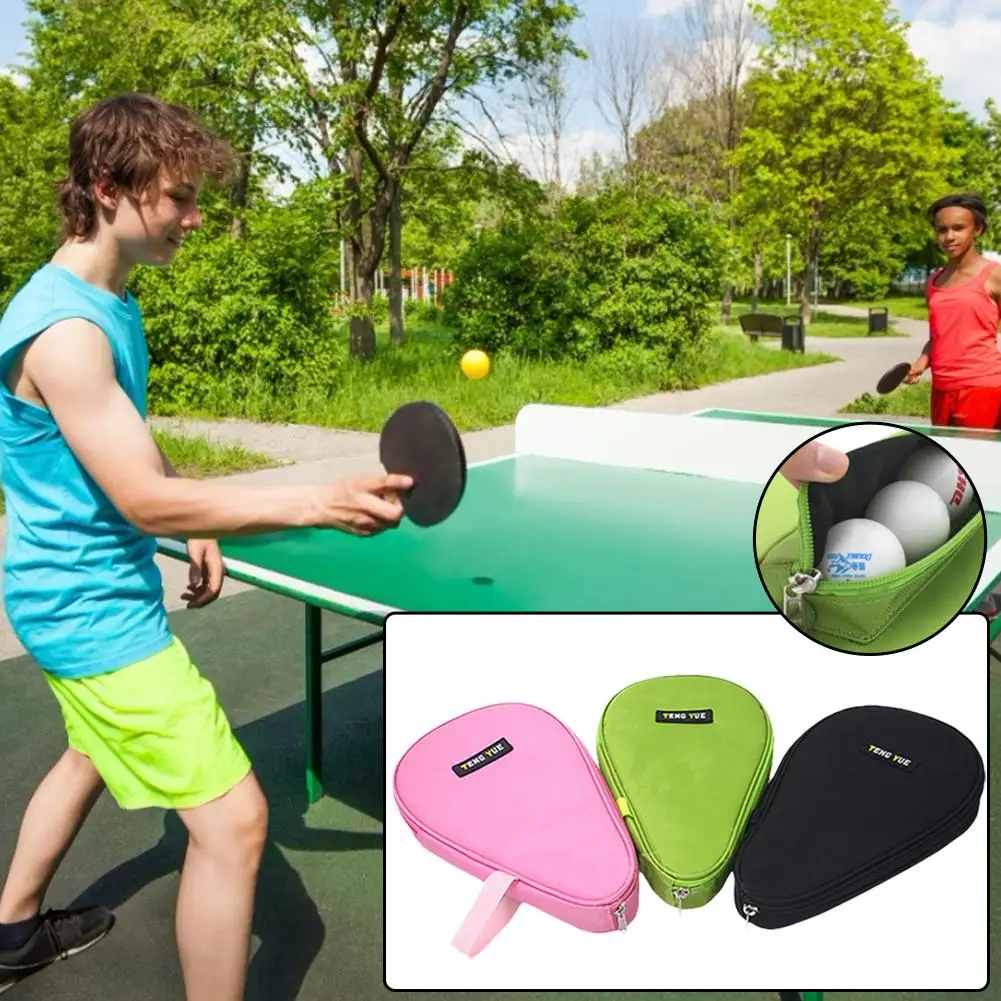 Футляр для хранения пинг-понга Настольный теннис чехол Pingpong Paddle Bag