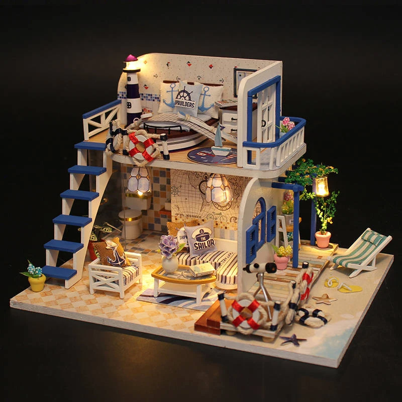 الاطفال الفتيات DIY تجميع بيت الدمية فيلا منازل دمية المنمنمات دمية مجموعة اثاث عدة لعب للأطفال هدية الكريسماس الاطفال الفتيات DIY تجميع بيت الدمية فيلا منازل دمية المنمنمات دمية مجموعة اثاث عدة لعب للأطفال هدية الكريسماس