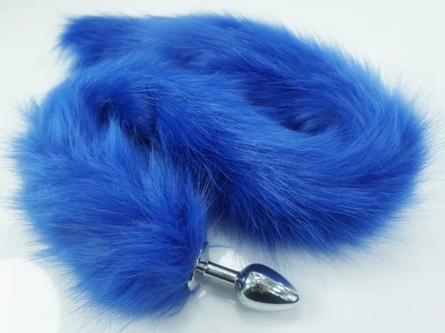 Buy 9 Color For Choose 78cm Length Long Fox Tail Dia