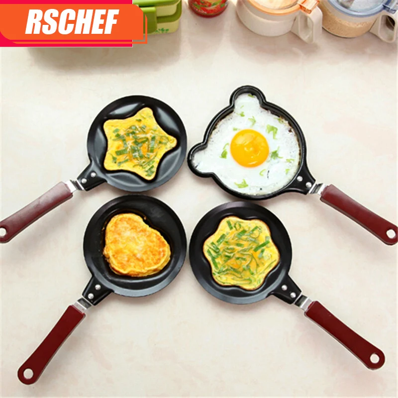 1X сковорода для жарки яиц кухонная с палочкой посуда дома мини-горшок сделай сам 5