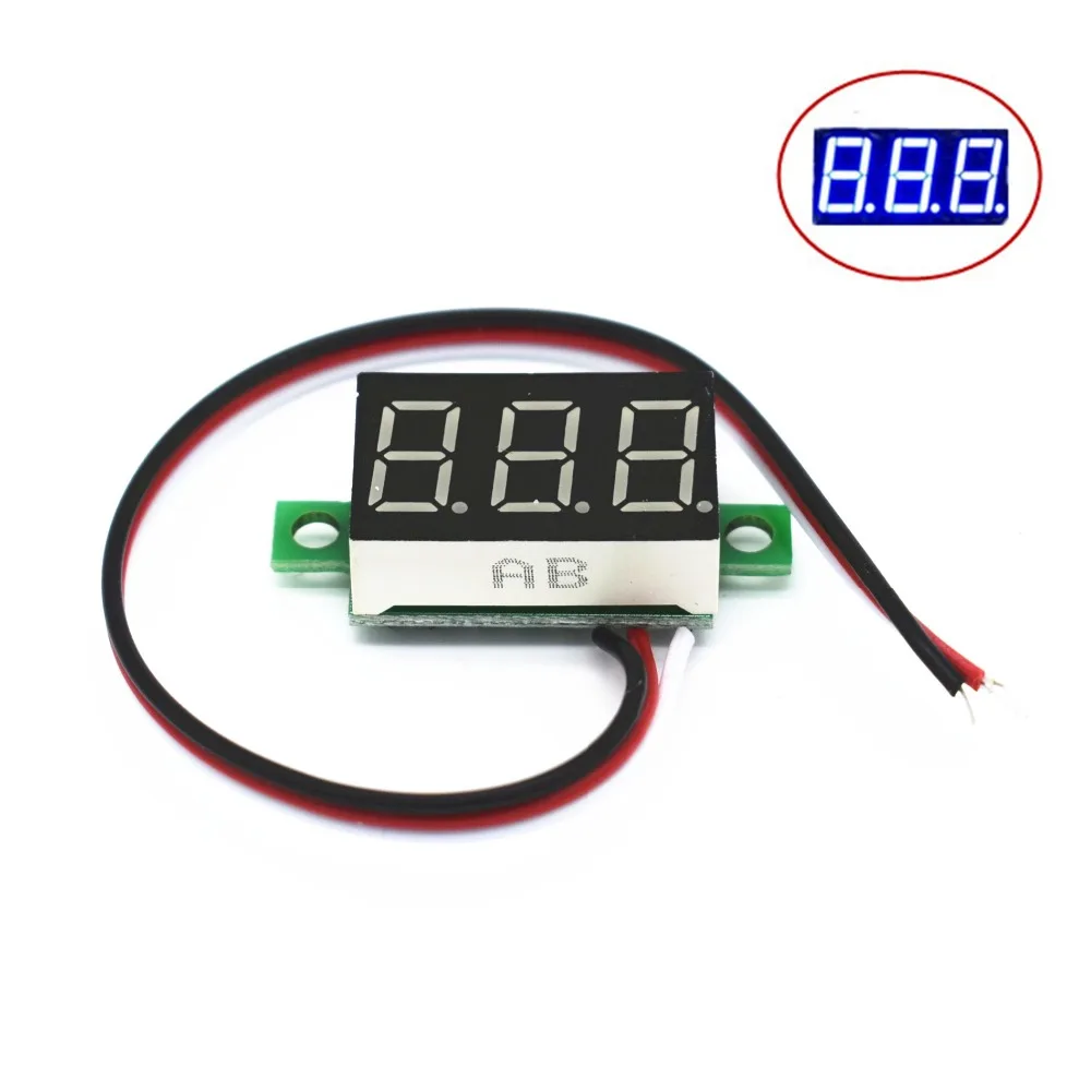 

1pcs 0.36` blue LED DC Digital Voltmeter module Panel Meter DC 0-30V