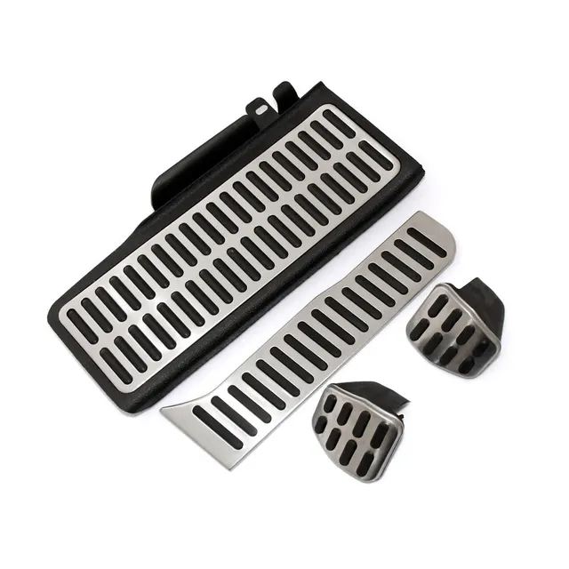 HZHAOWEI Accesorios de Coche de Pedal de Coche de Acero Inoxidable para Volkswagen Passat B6 B7 CC para Skoda Superb AT//MT