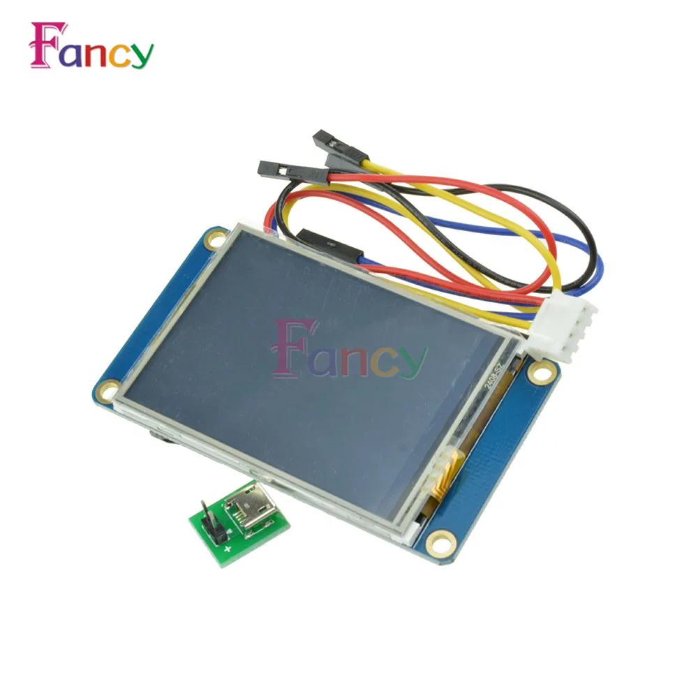 

English Nextion 2.4" TFT 320 x 240 Resistive Touch Screen UART HMI Smart Raspberry pi LCD Module Display For Arduino TFT