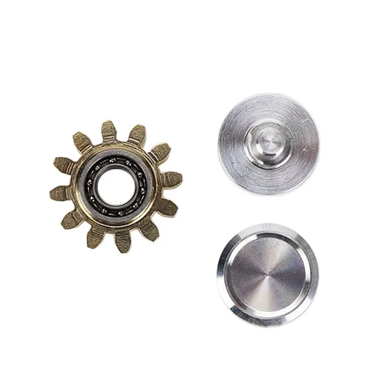 MINI Gear Copper Alloy Spinner Fidget Hand Spinner Finger EDC Focus Toys Gift 88  YJS Dropship