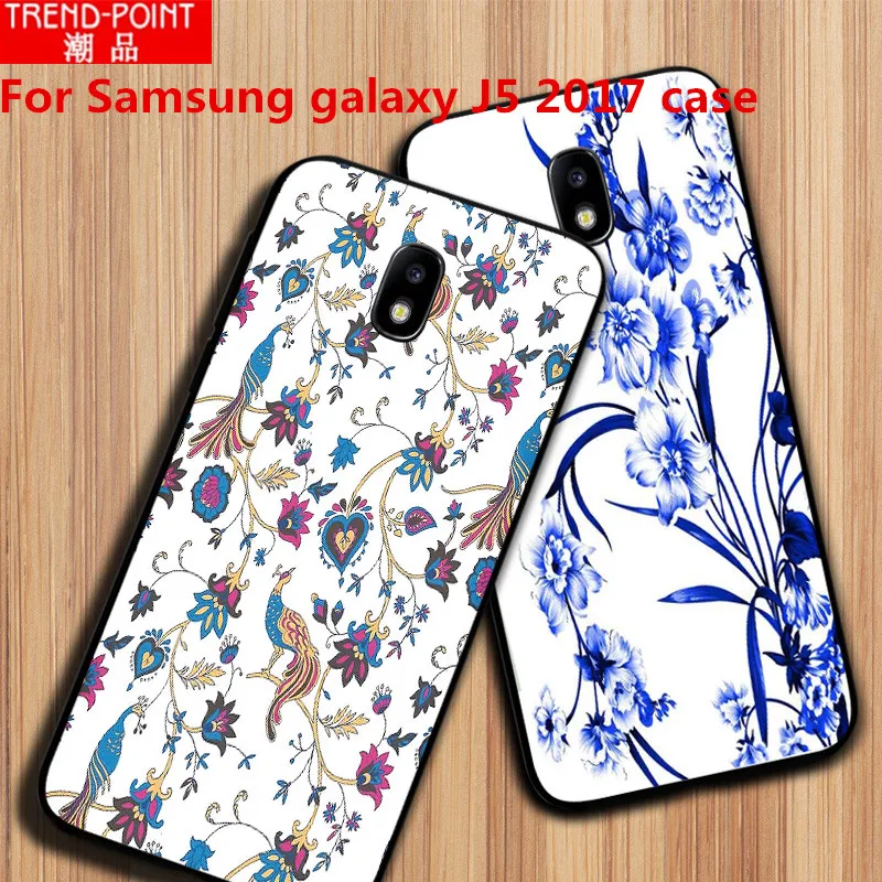 Для Samsung Galaxy J5 2017 3d-силикон красочные картины Мягкий ТПУ задняя крышка Чехлы Coque