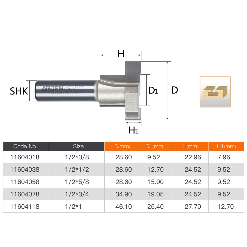 1 шт. 1/2 SHK Fresas Para маршрутизатор прямой Т-образный слот Т-образной дорожки Арден маршрутизатор бит Т-образной дорожки Staight биты Замочная скважина биты дерезы