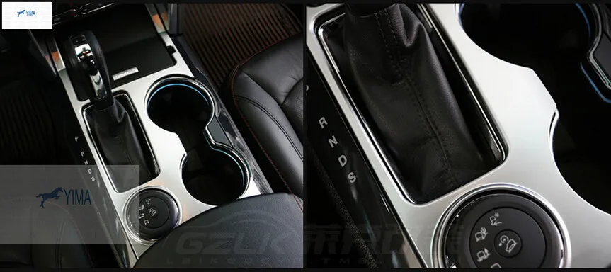

Interior ! 1 Pcs For Ford Explorer 2016 2017 ABS Transmission Shift Gear Panel Frame Decoration Cover Trim