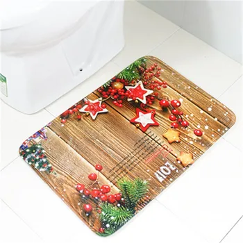

Anti-slip Christmas Carpet Bath Mat Sets For Bathroom Kitchen Living Room Rugs Alfombras de alfombra de navidad tapete banheira