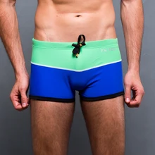 Men's Swim Shorts Stretchy Comfortable Nylon Swimwear Beach Wear Swimming Trunks Board Shorts Patchwork Drawstring Swimming цена Men's Swim Shorts Stretchy Comfortable Nylon Swimwear Beach Wear Swimming Trunks Board Shorts Patchwork Drawstring Swimming цены онлайн
