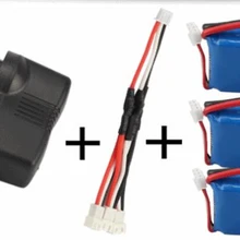 2 шт или 3 шт батарея 7,4 V 1500mah Lipo батарея для FT009 RC лодки запасные части Аксессуары