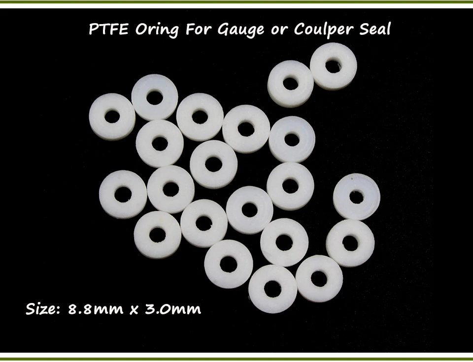 Высокое давление воздушный уплотнитель PTFE уплотнительное кольцо уплотнение для мини манометра и муфты гнездо 10 шт./лот ORW001
