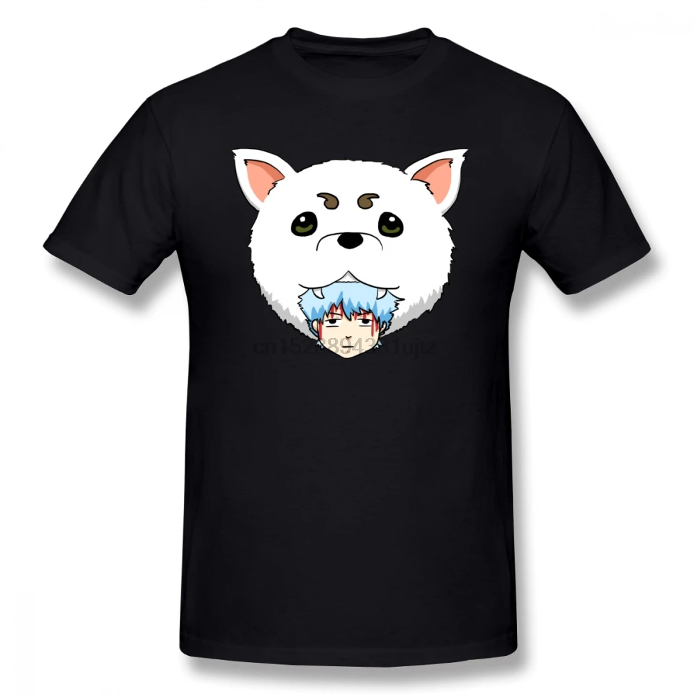 

Gintama Anime Men T Shirt Hip Hop Boyfriend Big Size O-neck Cotton Short Sleeve Custom Funny T-shirts