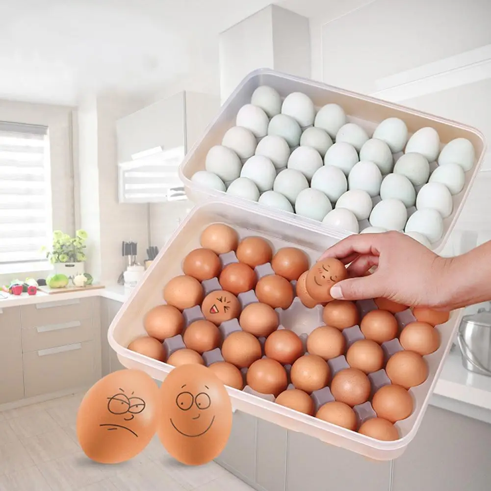 1 слой 34 сетки яичный лоток контейнер для пельменей для хранения кухонного холодильника