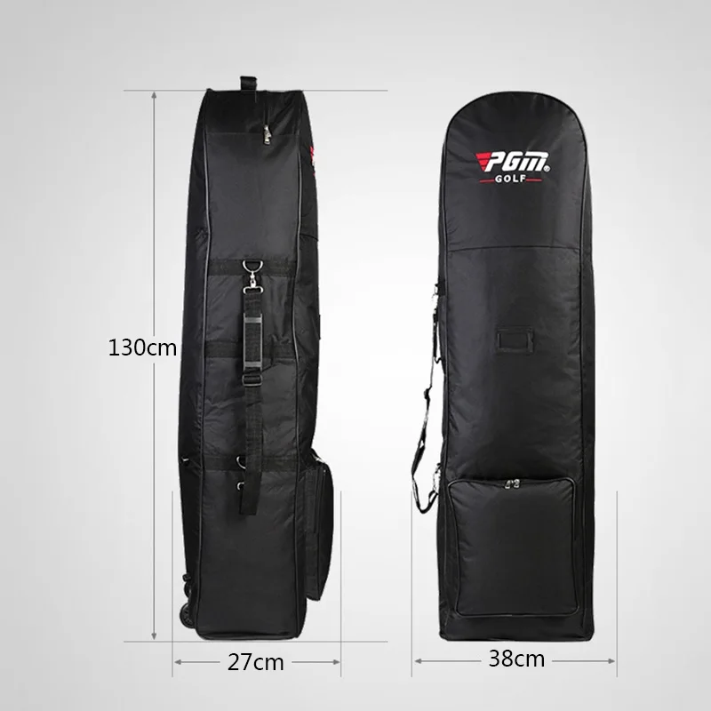 Дорожная сумка для гольфа с колесами, Большая вместительная сумка для хранения, складные дорожные сумки для самолета, черная Складная авиационная сумка для гольфа D0053