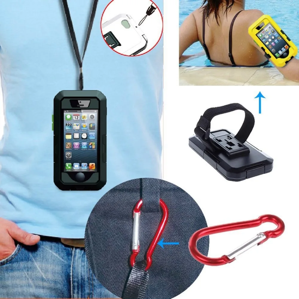 دراجة نارية للماء الهاتف حامل أجهزة سامسونج غالاكسي S9 S8 زائد S7 S6 حافة S5 الدراجة حامل درع حقيبة ل دعم الهاتف موتو