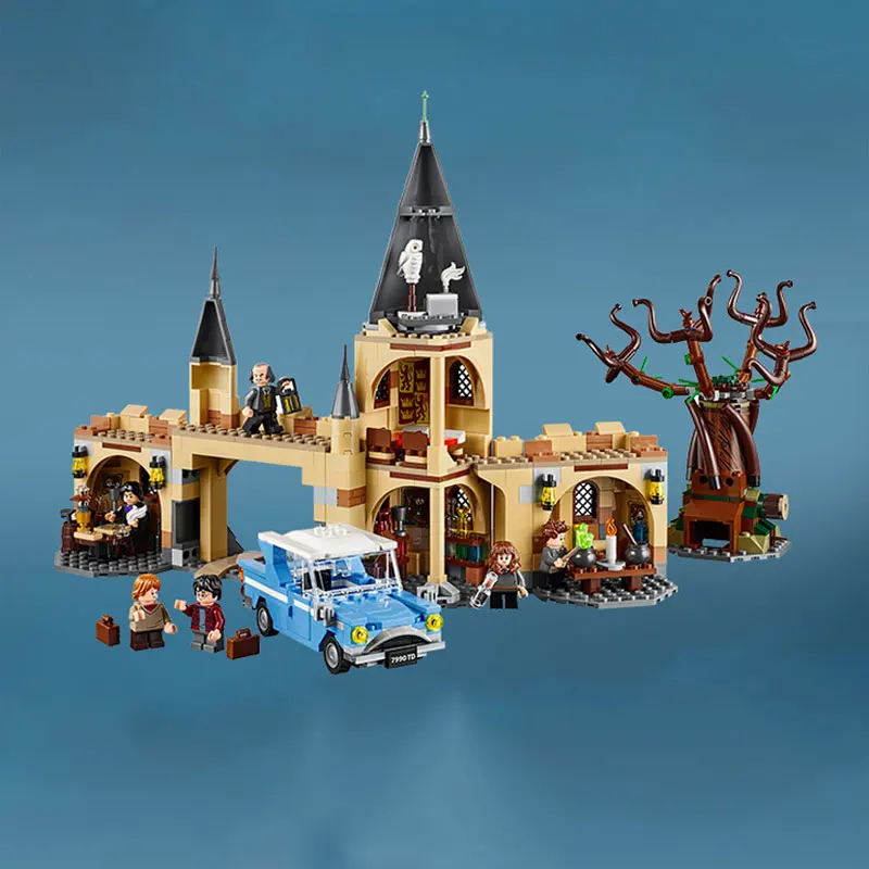 

16054 In Stock Movie Harri Potter Series Hogwarts Whomping Willow Building Blocks Toys Compatible With Legoings