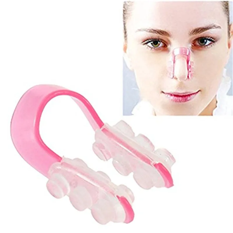 1 X Beautiful Nose Up Silicone Nose Clip Lifting Shaping Clipper Nose Clamp No Pain Lift Straightening Nose Makeup Tool (2)