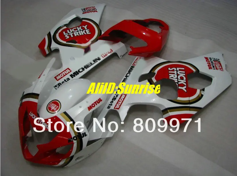 

Brand new Red white Fairing kit for SUZUKI GSXR600 750 K4 04 05 GSXR600 GSXR750 2004 2005 Motorcycle Fairings set+gifts