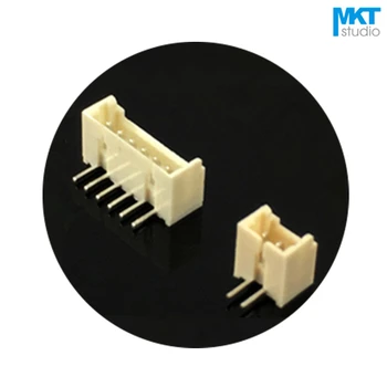 

1000Pcs 1.25mm Pitch Right Angle Pin Male Pin Header Wafer 8P 9P 10P