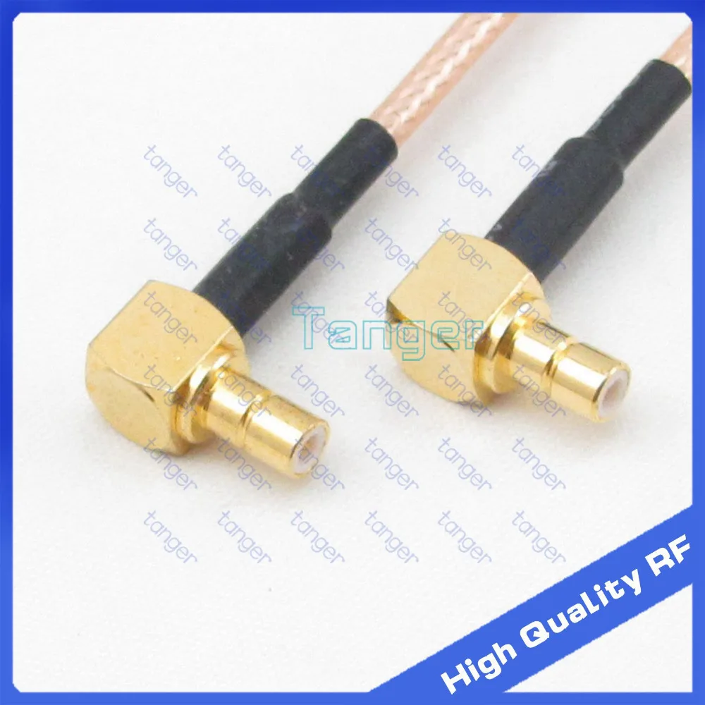 

SMB male plug to SMB male plug double right angle with 20cm 8in 8inch RF RG316 RF Coaxial Pigtail High Quality Low Loss cable