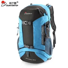 40л высокое качество Альпинизм мешки Водонепроницаемый полиэстер ткань Открытый рюкзак для путешествий отдых туризм