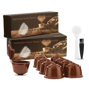 

Wholesale For Nescafe Dolce Gusto Coffee Filters Cup Refillable Reusable Coffee Dripper Tea Baskets Dolci Gusto Capsule Pods